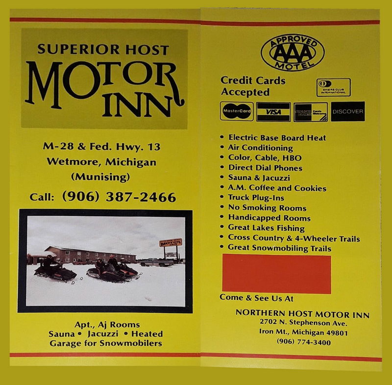 North Star Motel (Superior Host Motor Inn) - Brochure